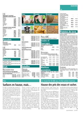 Hausse des prix des veaux et vaches Hausse des prix des veaux et vaches