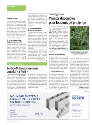 Le Biox-M temporairementautorisé «à froid» Le Biox-M temporairementautorisé «à froid»