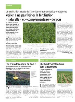 L’herbicide S-métolachlore dans la tourmente