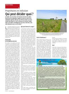 Qui peut décider quoi?