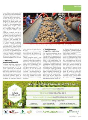Pour une bonne ventilation et application ultérieures des antigerminatifs Pour une bonne ventilation et application ultérieures des antigerminatifs
