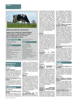 Rôles de garde des vétérinaires Rôles de garde des vétérinaires