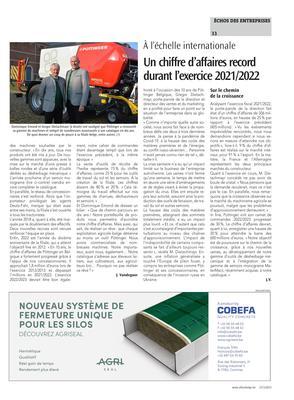 Dix ans et un rêve: placer une machinedans chaque ferme du pays Dix ans et un rêve: placer une machinedans chaque ferme du pays