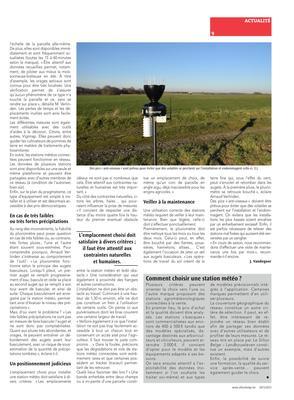 La station météo,un outil qui facilitele pilotage de la ferme La station météo,un outil qui facilitele pilotage de la ferme