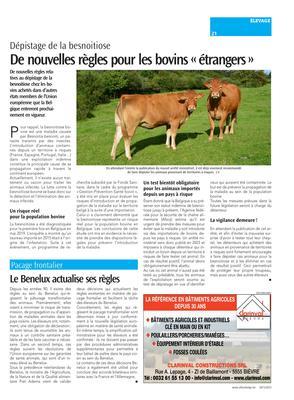 Le Benelux actualise ses règles Le Benelux actualise ses règles