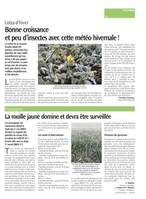 Bonne croissanceet peu d’insectes avec cette météo hivernale! Bonne croissanceet peu d’insectes avec cette météo hivernale!