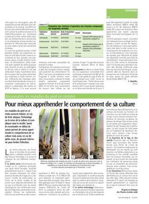 Le folpet, une agréationparmi les nombreux retraits Le folpet, une agréationparmi les nombreux retraits