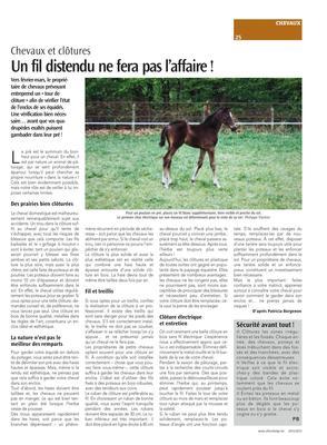 Un fil distendu ne fera pas l’affaire! Un fil distendu ne fera pas l’affaire!