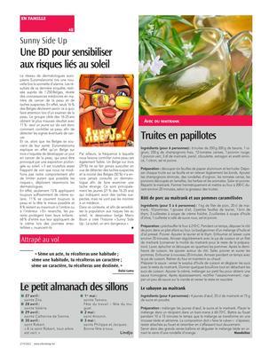 Une BD pour sensibiliseraux risques liés au soleil Une BD pour sensibiliseraux risques liés au soleil