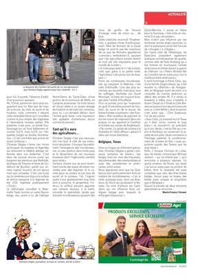 «L’agriculteur n’est jamaistrès loin du brasseur» «L’agriculteur n’est jamaistrès loin du brasseur»