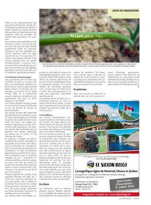 Malgré les retards, ne travaillez que sur un sol bien ressuyé!