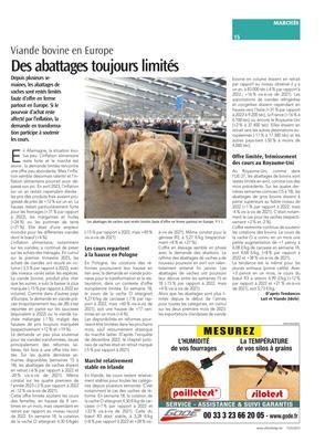 Des abattages toujours limités Des abattages toujours limités