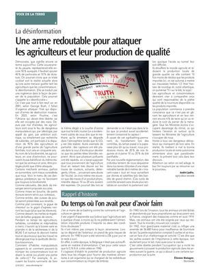 Une arme redoutable pour attaquer les agriculteurs et leur production de qualité Une arme redoutable pour attaquer les agriculteurs et leur production de qualité