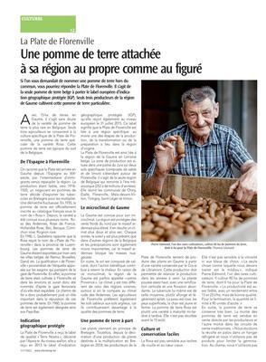 Une pomme de terre attachée à sa région au propre comme au figuré Une pomme de terre attachée à sa région au propre comme au figuré