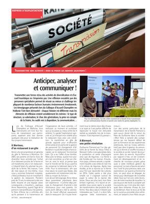 Anticiper, analyseret communiquer! Anticiper, analyseret communiquer!