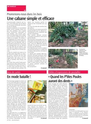 Une cabane simple et efficace Une cabane simple et efficace