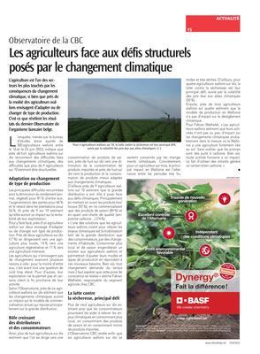 Les agriculteurs face aux défis structurelsposés par le changement climatique Les agriculteurs face aux défis structurelsposés par le changement climatique
