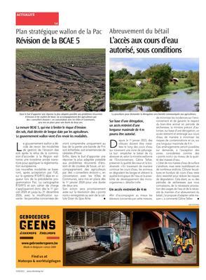 Révision de la BCAE 5 Révision de la BCAE 5