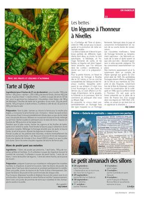 Un légume à l’honneur à Nivelles Un légume à l’honneur à Nivelles
