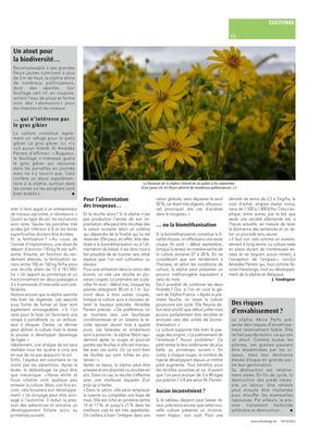 Des risquesd’envahissement? Des risquesd’envahissement?