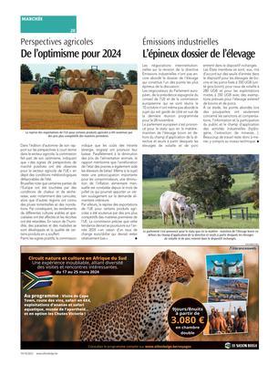 De l’optimisme pour 2024 De l’optimisme pour 2024