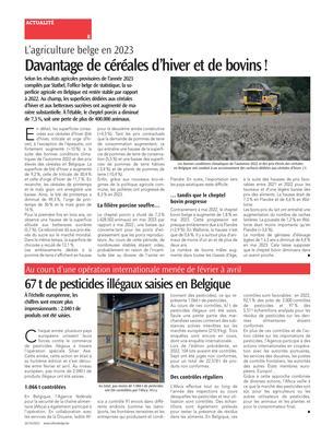 Davantage de céréales d’hiver et de bovins! Davantage de céréales d’hiver et de bovins!