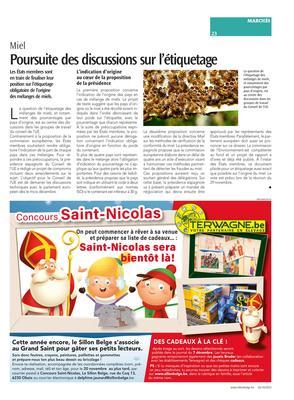 Poursuite des discussions sur l’étiquetage Poursuite des discussions sur l’étiquetage