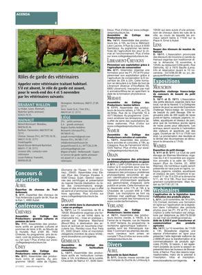 Rôles de garde des vétérinaires Rôles de garde des vétérinaires