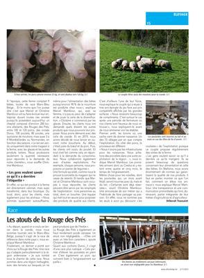 Les atouts de la Rouge des Prés Les atouts de la Rouge des Prés