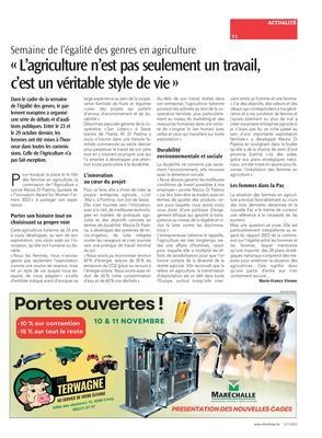 «L’agriculture n’est pas seulement un travail,c’est un véritable style de vie» «L’agriculture n’est pas seulement un travail,c’est un véritable style de vie»