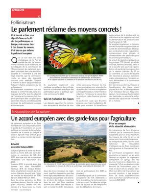 Un accord européen avec des garde-fous pour l’agriculture Un accord européen avec des garde-fous pour l’agriculture