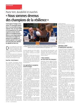 «Nous sommes devenusdes champions de la résilience» «Nous sommes devenusdes champions de la résilience»