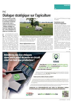 Dialogue stratégique sur l’agriculture Dialogue stratégique sur l’agriculture