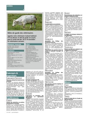 Rôles de garde des vétérinaires Rôles de garde des vétérinaires