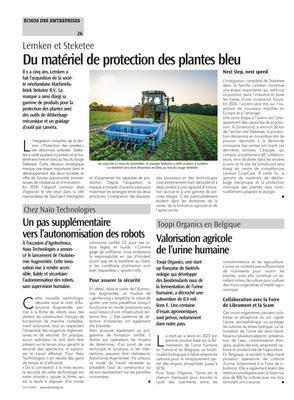 Un pas supplémentairevers l’autonomisation des robots Un pas supplémentairevers l’autonomisation des robots