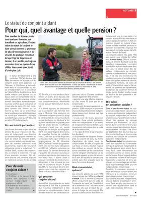 Pour devenir conjoint aidant? Pour devenir conjoint aidant?