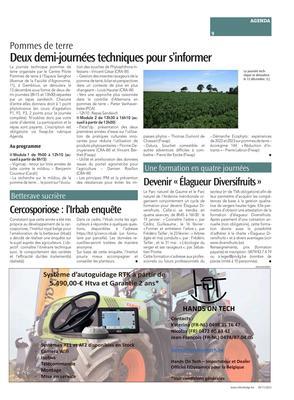 Deux demi-journées techniques pour s’informer Deux demi-journées techniques pour s’informer