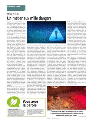 Un métier aux mille dangers Un métier aux mille dangers