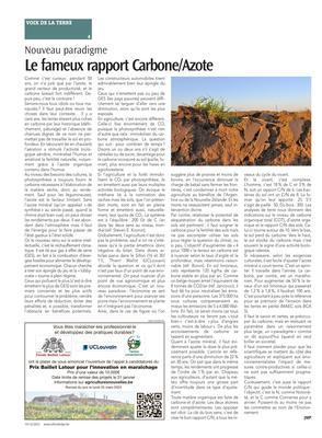 Le fameux rapport Carbone/Azote Le fameux rapport Carbone/Azote