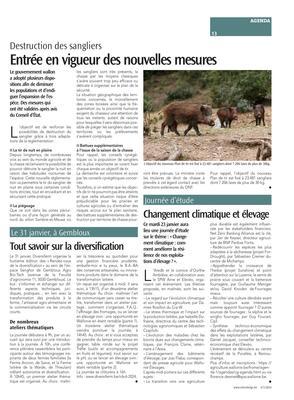 Entrée en vigueur des nouvelles mesures Entrée en vigueur des nouvelles mesures