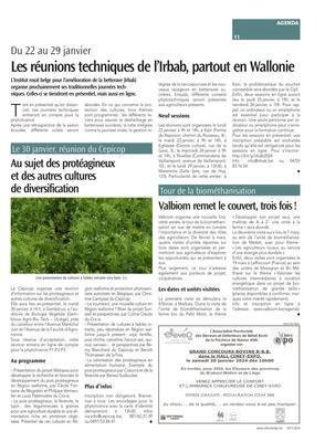 Valbiom remet le couvert, trois fois! Valbiom remet le couvert, trois fois!