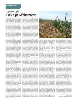 Il n’y a pas d’alternative