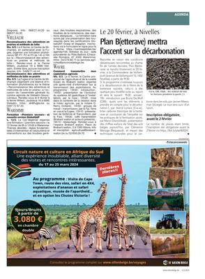 Plan B(etterave) mettra l’accent sur la décarbonation Plan B(etterave) mettra l’accent sur la décarbonation