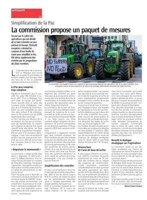 La commission propose un paquet de mesures La commission propose un paquet de mesures