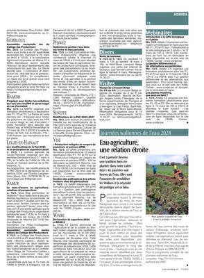 Eau-agriculture,une relation étroite Eau-agriculture,une relation étroite
