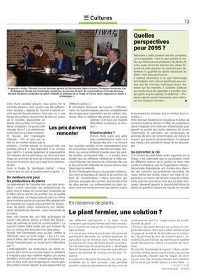 Quelles perspectives pour 2095? Quelles perspectives pour 2095?