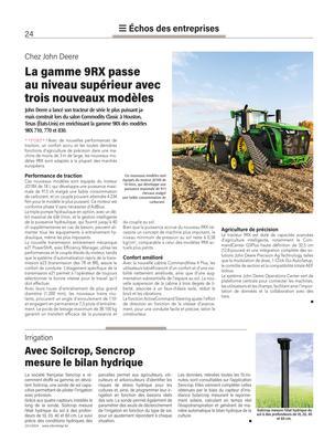Avec Soilcrop, Sencrop mesure le bilan hydrique Avec Soilcrop, Sencrop mesure le bilan hydrique