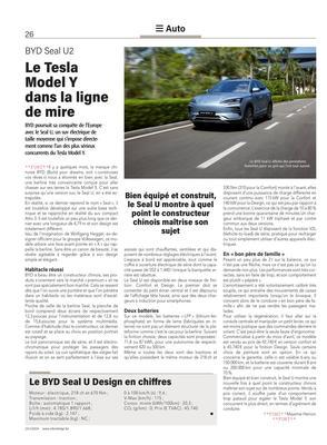 Le Tesla Model Y dans la ligne de mire Le Tesla Model Y dans la ligne de mire