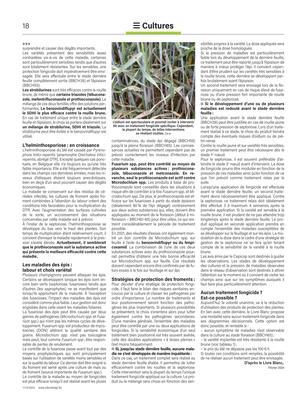 Faire le bilan des risques sanitaires encourus par la culture Faire le bilan des risques sanitaires encourus par la culture
