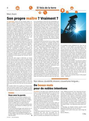 Son propre maître? Vraiment? Son propre maître? Vraiment?